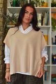 Body Stretch Cotton Ruffle Layer Shirt White
